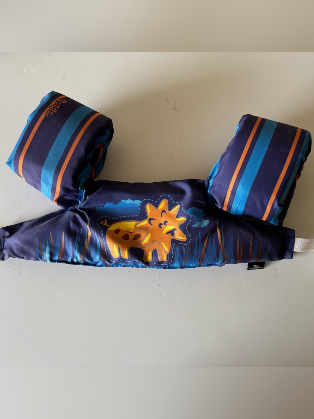 Stearns Kids Swim Float with Blue & Orange Stripes